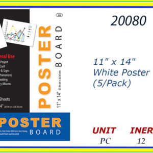 20080 - 512  11" X 14" WHITE POSTER(5)
