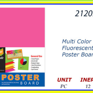 21205 - 5027 11"X 14"MULTI COLOR FLUORESCENTE(5)