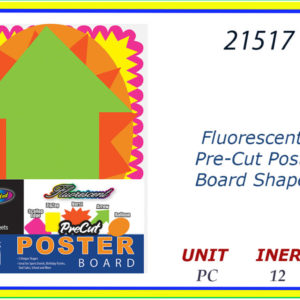 21517 - FLUORESCENTE POSTER ASSORTED(5)