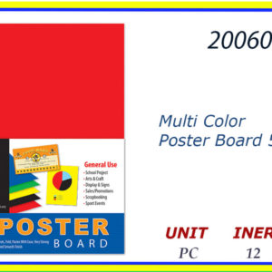 20060 - 11" X 14" MULTI COLOR POSTER BOARD(5)