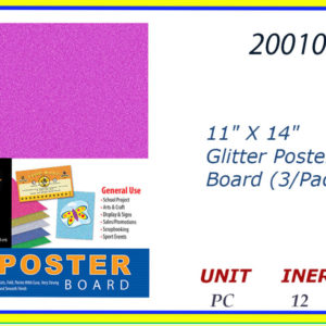 20010 - 11"X 14"GLITTER POSTER