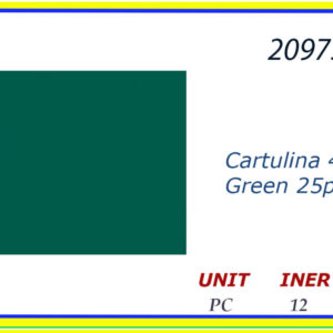 20975 - CARTULINA VERDE (25)