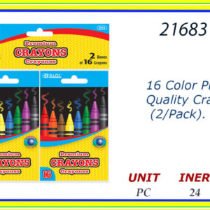 21683 - CRAYONS 16 COLORS