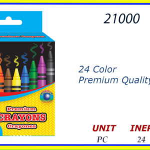 21000 -  CRAYONS 24 COLORS