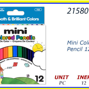 21580 - MINI COLOR PENCIL (12)