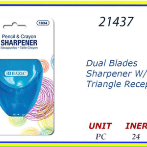 21437 - SHARPENER PENCIL & CRAYON