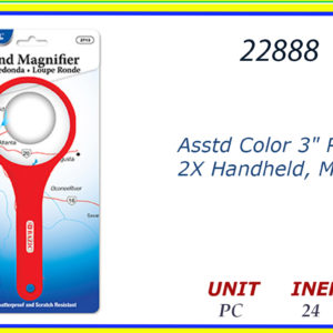 22888 - ASSORTED 3"MAGNIFIER 2X