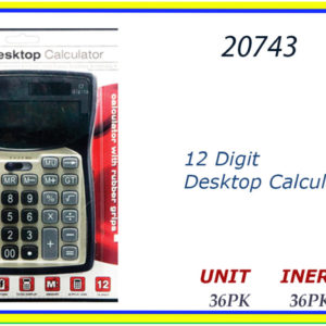 20743 - CALCULADORA 12 DIGITOS