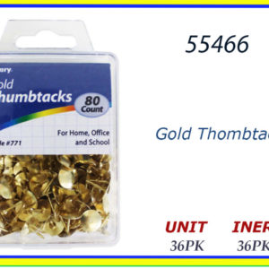 55466 - THUMBTACKS (80) GOLD