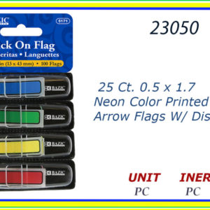 23050 - STICK ON FLAG NEON 13 X 43mm