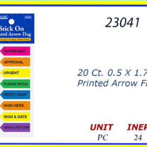 23041 - STICK ON ARROW FLAG