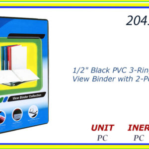 20455 - CARPETA NEGRA 1/2"