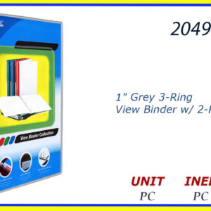 20493 - CARPETA GRIS 1"