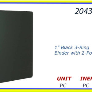 20437 - CARPETA NEGRA 1"