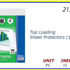 21367 - SHEET PROTECTOR (100)
