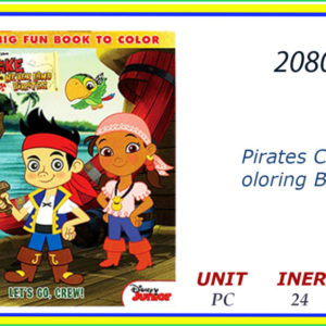 20807 - LIBRO COLOREAR PIRATAS