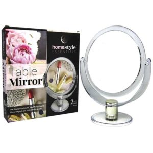 56519 - CH82305  Round Table Mirror Clear