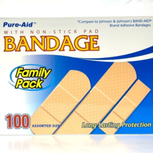 42299 - 0021  Pure-Aid Bandage Family Pack 100 Non-Stick Pad
