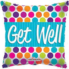 50570 - 19521  Balloon Get Well 18"