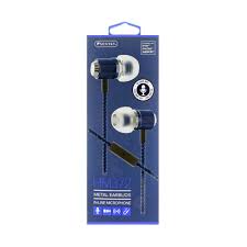 57714 - HPS-HM372    Metal Stereo Earbuds with Mic