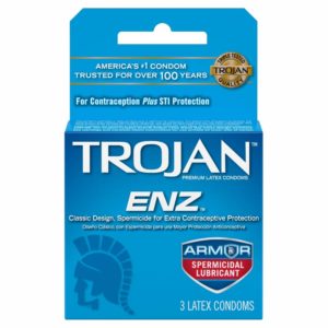 56090 - 2816  Trojan-Enz Spermicidal Lubrica 3 Premium Latex Condoms
