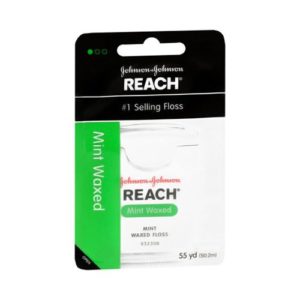 46327 - Reach Waxed Floss J & J 55yd Mint Waxed 02300 6pc