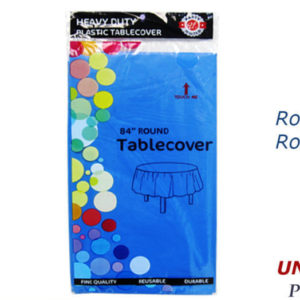 33200 - CN92262      Royal Blue Round Table Cover  84"