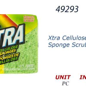 49293 - Xtra Cellulose Sponge 4ct 400708
