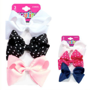 32700 - 323082KL   3pc Small Bow Salon Cups w/Polca Dots Stylin Girls