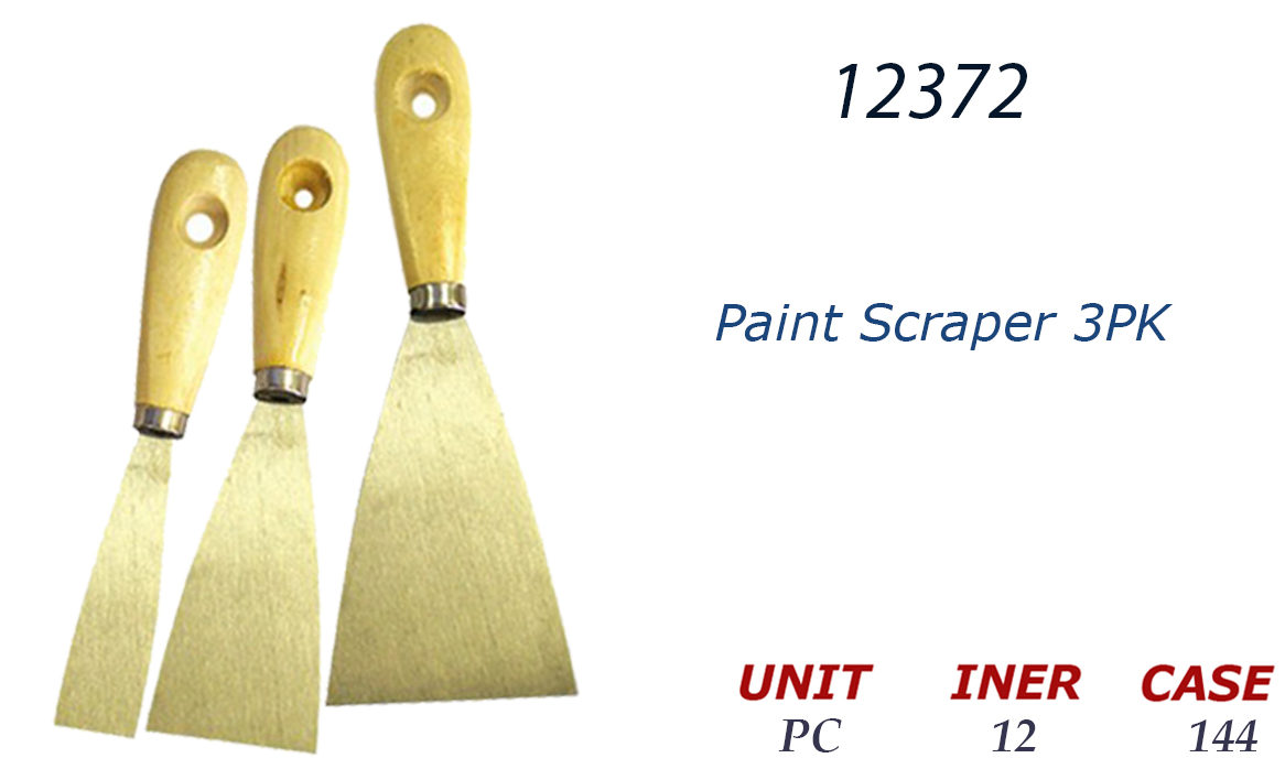 12372 TSG263 PAINT SCRAPER SET 3PC Ramsey Distributors