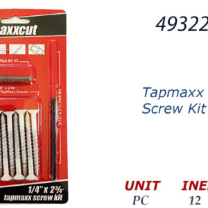 49322 - TWK14234 Tap-Maxx Blanco 1/4 X 2 3/4 Kit