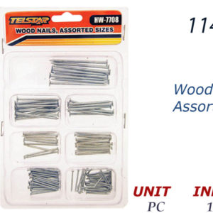 11429 - HW-7708  Wood Nails - Assorted Sizes