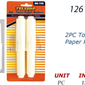 12615 - HW-7749  2pc Toilet Paper Roller