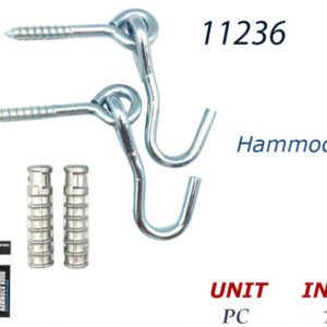 11236 - SD-96060   Gancho Hamaca Tirafondo C/Expansiones