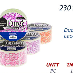 23011 - 9013    BAZIC 1.88" X 5 Yards Lace Series Duct Tape