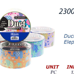 23005 - 9005    BAZIC 1.88" X 5 Yards Elephant Series Duct Tape