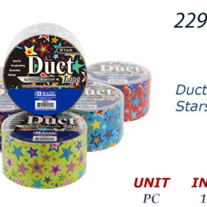 22996 - 9001    BAZIC 1.88" X 5 Yards Star Series Duct Tape