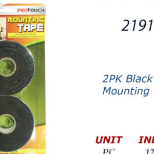 21913 - CH89076  2PK Black Mounting Tape