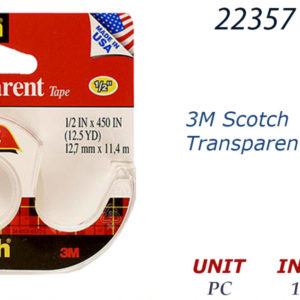 22357 - 2807 3M Scotch Transparent Tape (12.7mm ) 8/1