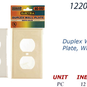 12207 - PT-7960  AC-557      Duplex Wall Plate Ul