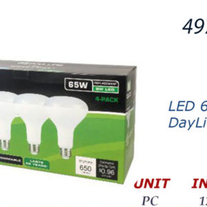 49719 - C-14099725      LED 65W BR30 DayLite PK4