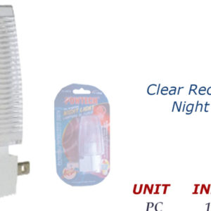 11360 - PT-4507-AA  Clear Rectangular Night Light