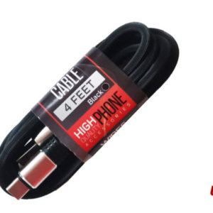57466 - 2490  Micro Cable 4FT Android Black
