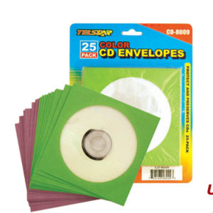 55369 - TS-CD-25  Color CD Envelope - 20Pk