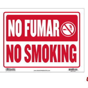 22762 - L-32  Sign  No Smoking 12" X 16"