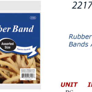 22173 - 6100  Rubber Bands Assorted