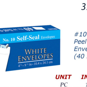 37205 - 5067   Envelope #10  Self-Seal White 40pk