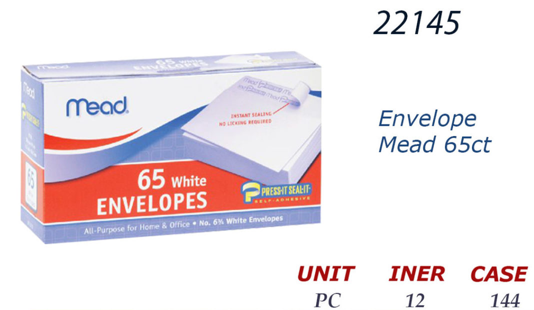 22145 Envelope Mead 65ct 75028 Ramsey Distributors