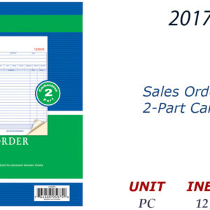 20170 - 5075  Sales Order 2-Part Carbonless