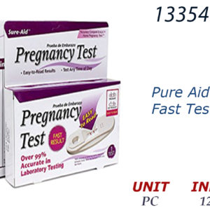 13354 - 0007  Pure Aid Pegnancy TestFast Result